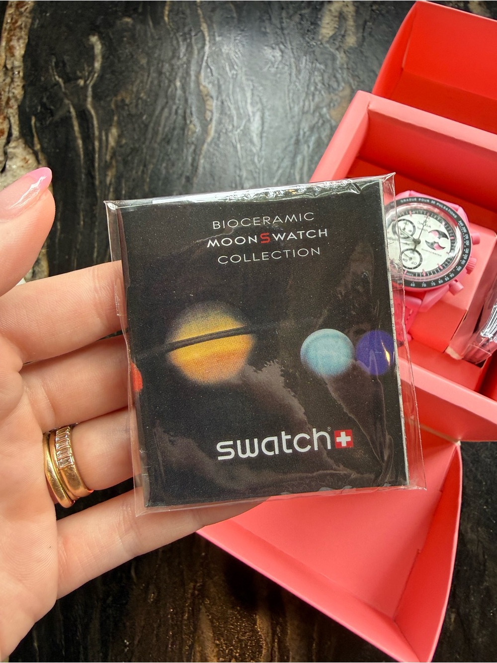 Omega x Swatch Mission to the Pink MoonPhase MOONSWATCH NWT - Picture 9 of 10